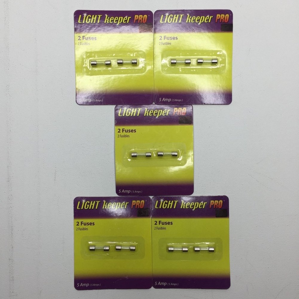 Light Keeper Pro 5 Pack Set of 2 Fuses 5 Amp Amps Christmas Holiday Home Use